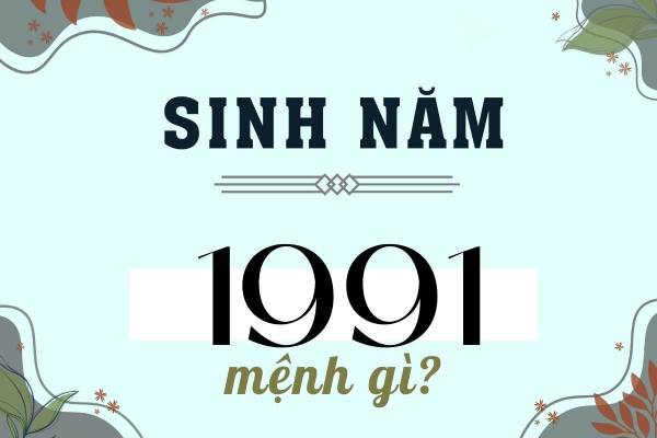Người mệnh Thổ 1991 hợp số nào?