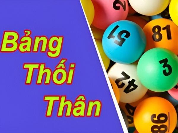 Bảng thối thân là gì? bảng thối thân hồi số miền Nam