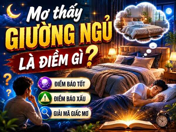 Nằm mơ thấy giường ngủ là điềm gì, có con gì kích lộc?